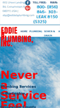 Mobile Screenshot of eddiebplumbing.com